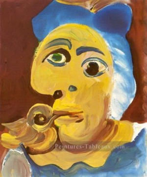Tete et l oseau 1973 1 cubiste Pablo Picasso Peinture à l'huile